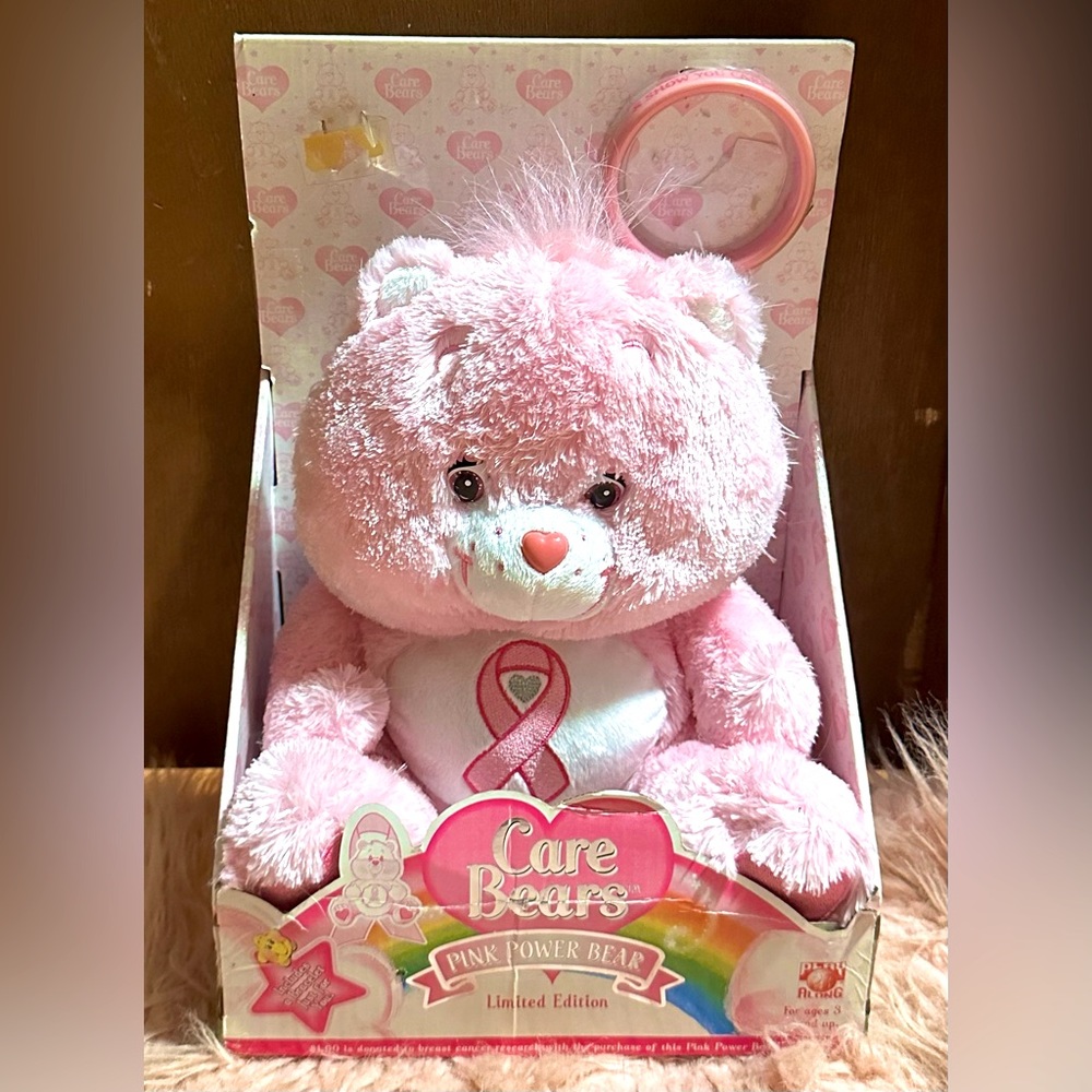 2008 Care Bear Pink Power Bear RARE Limited
Edition  New in Box
